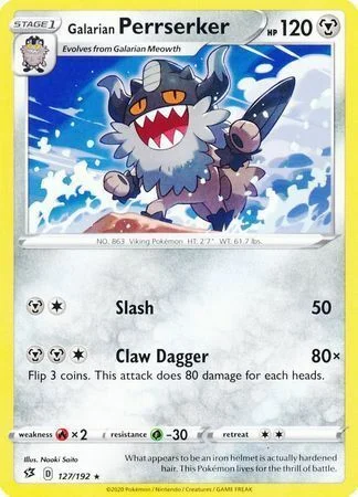 Galarian Perrserker — Rebel Clash