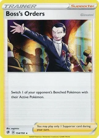 Boss's Orders - Giovanni — Rebel Clash