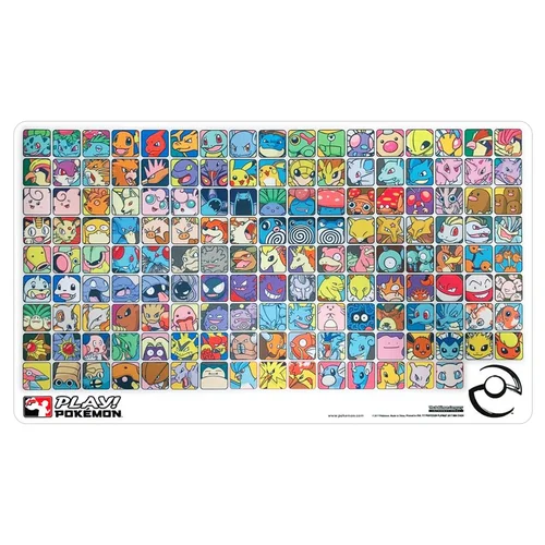 Professor Program | STAFF White Kanto Playmat — Pokémon Products