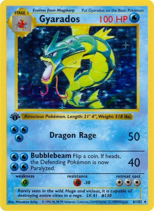 Gyarados — Base Set Shadowless