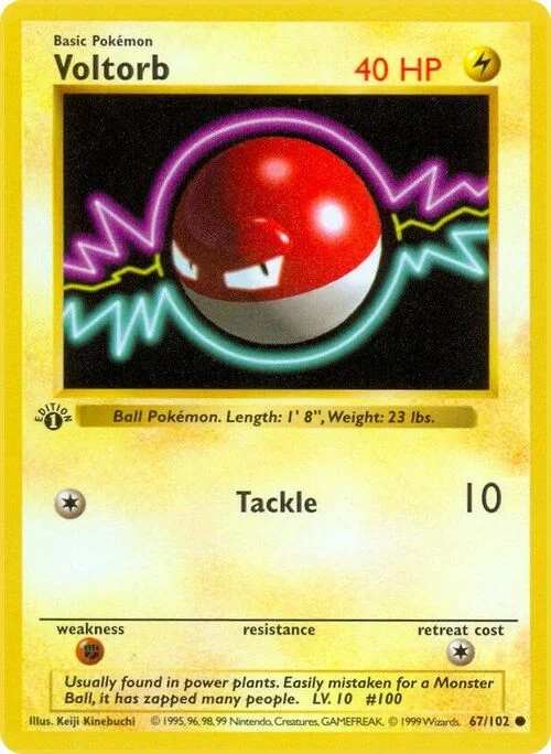 Voltorb — Base Set Shadowless