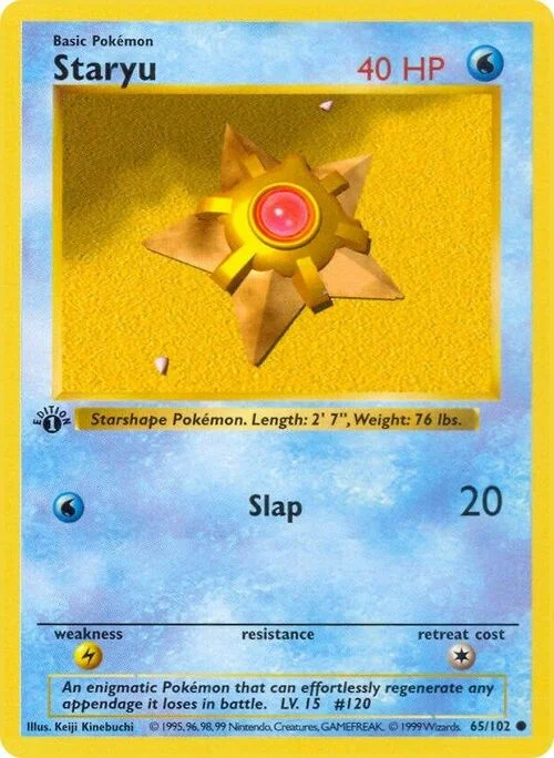 Staryu — Base Set Shadowless