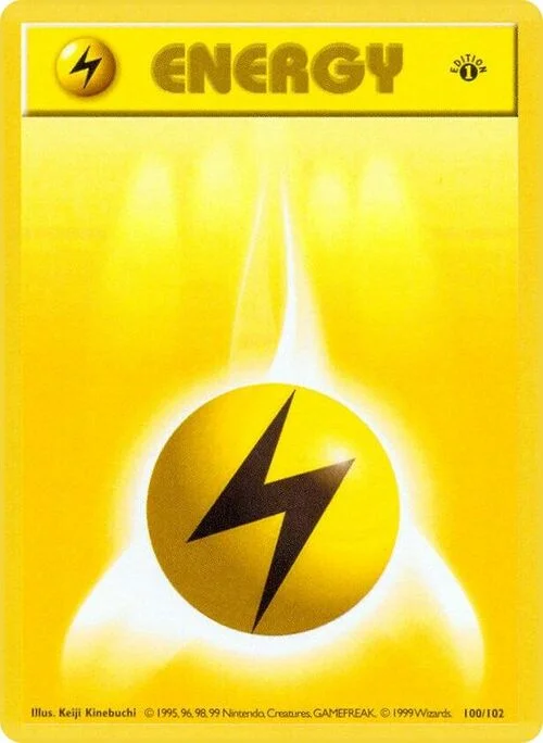 Lightning Energy — Base Set Shadowless