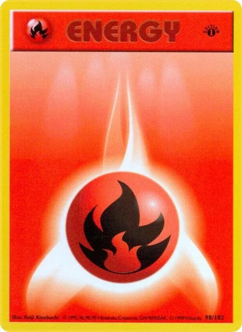 Fire Energy — Base Set Shadowless
