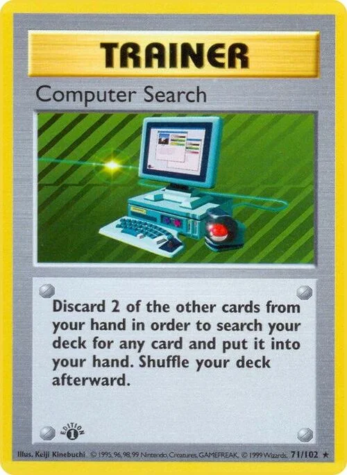 Computer Search — Base Set Shadowless