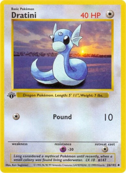 Dratini — Base Set Shadowless