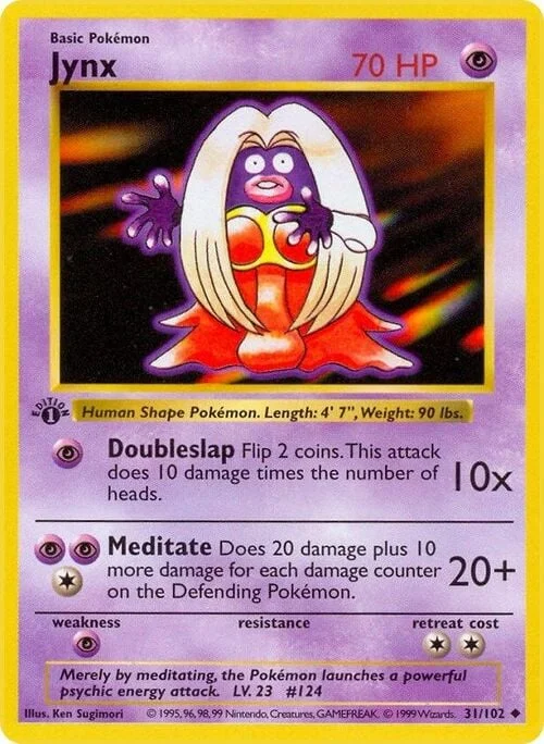 Jynx — Base Set Shadowless