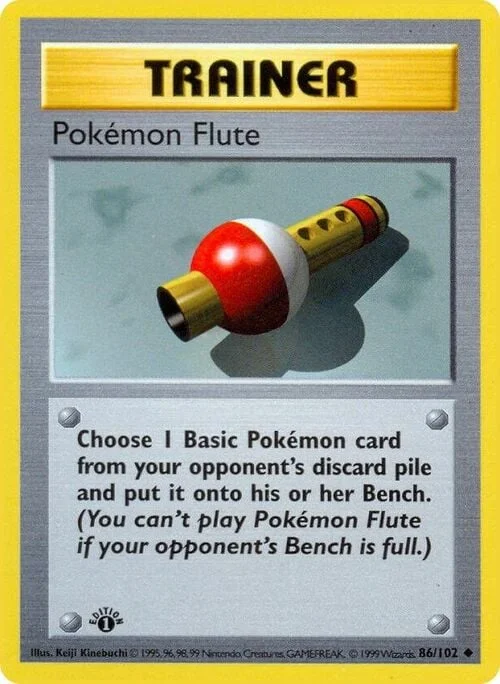 Pokémon Flute — Base Set Shadowless