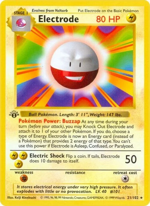 Electrode — Base Set Shadowless