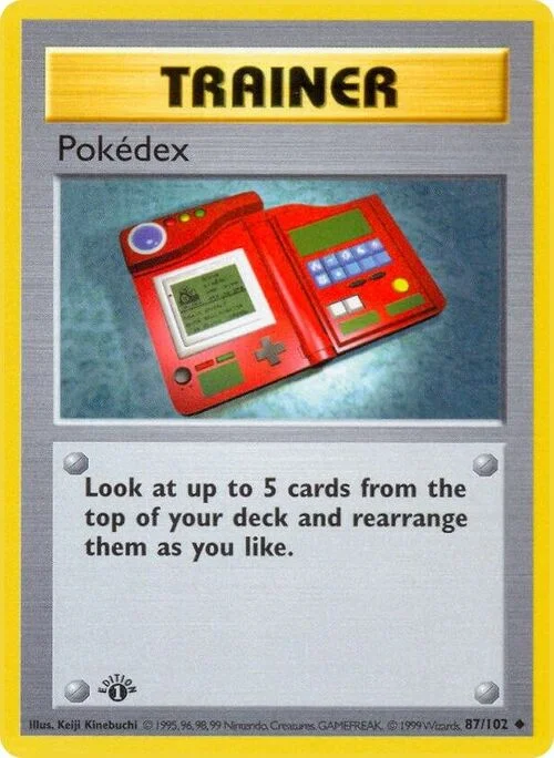Pokédex — Base Set Shadowless