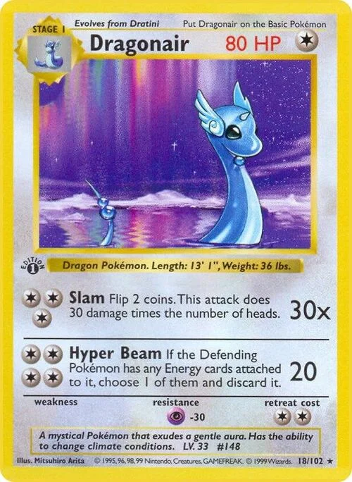 Dragonair — Base Set Shadowless