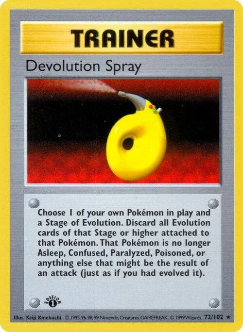 Devolution Spray — Base Set Shadowless