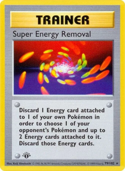 Super Energy Removal — Base Set Shadowless