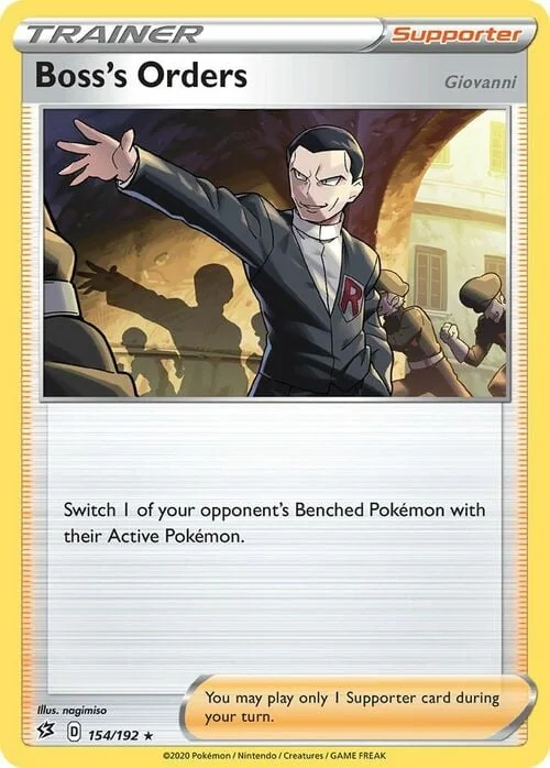 Boss's Orders - Giovanni — Theme Deck & Blisters Exclusives