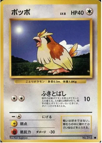 Pidgey — Expansion Pack & Starter Pack
