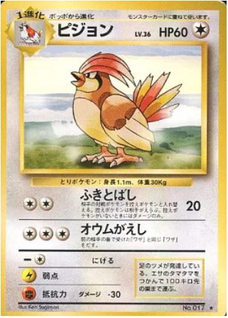 Pidgeotto — Expansion Pack & Starter Pack