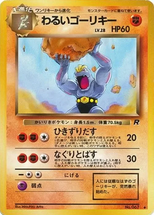 Dark Machoke Lv.28 — Rocket Gang