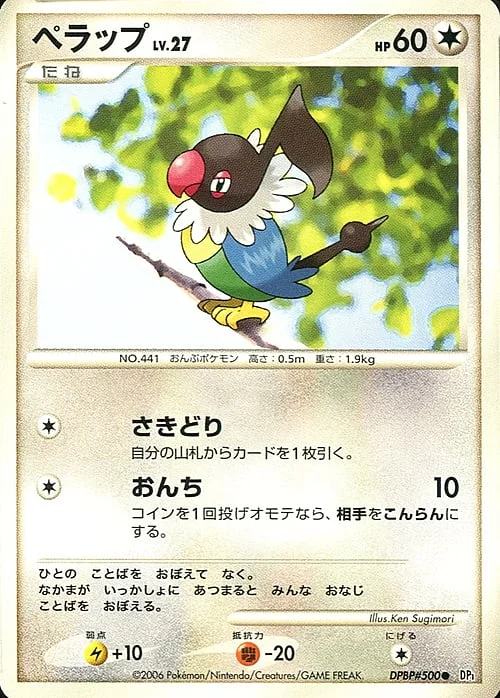 Chatot Lv.27 — Space-Time Creation