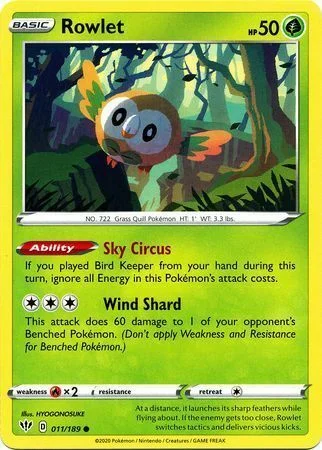 Rowlet — Darkness Ablaze