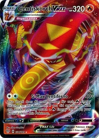 Centiskorch VMAX — Darkness Ablaze