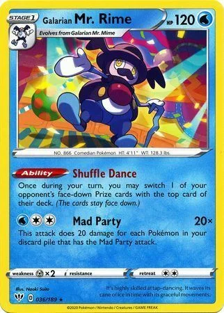 Galarian Mr. Rime — Darkness Ablaze