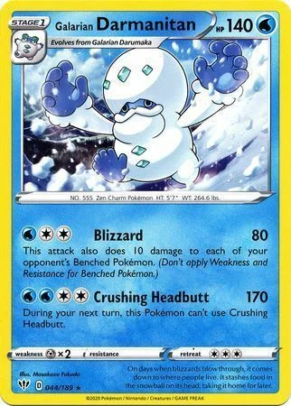 Galarian Darmanitan — Darkness Ablaze