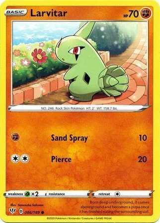 Larvitar — Darkness Ablaze