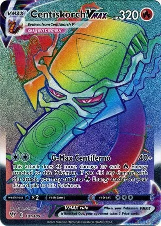 Centiskorch VMAX — Darkness Ablaze