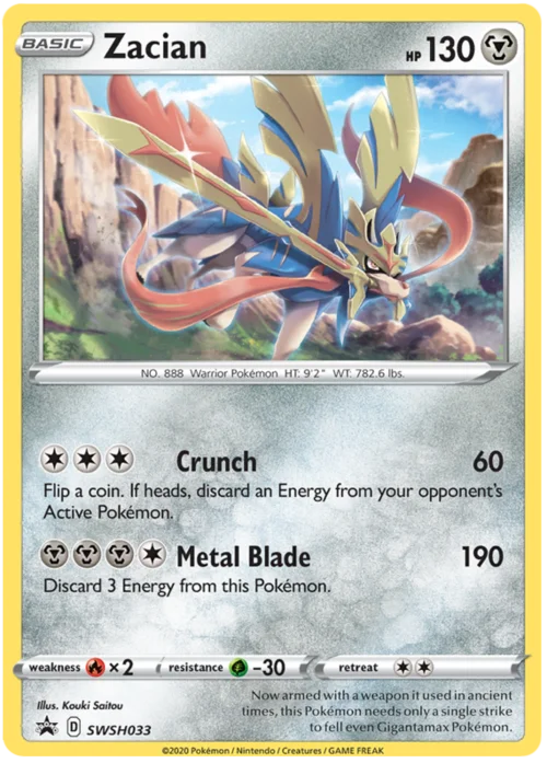 Zacian — SWSH Black Star Promos