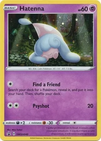 Hatenna — SWSH Black Star Promos
