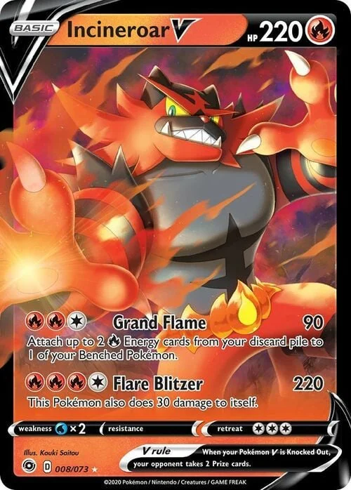 Incineroar V — Champion's Path