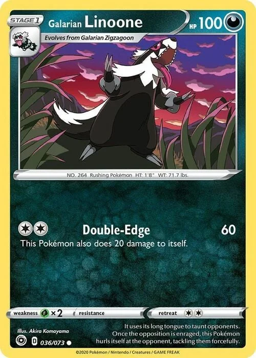Galarian Linoone — Champion's Path