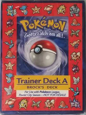 Trainer Deck A (Brock's Deck) — League Promos