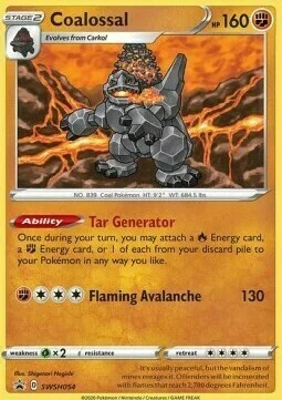 Coalossal — SWSH Black Star Promos