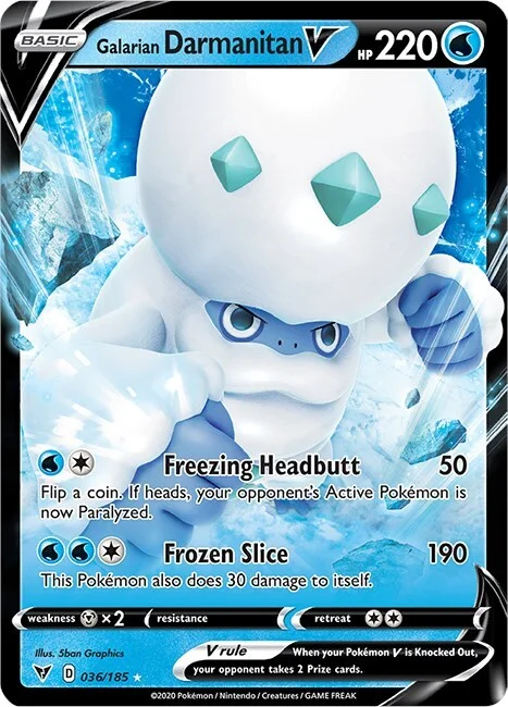 Galarian Darmanitan V — Vivid Voltage