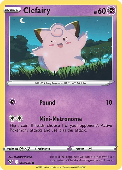 Clefairy — Vivid Voltage