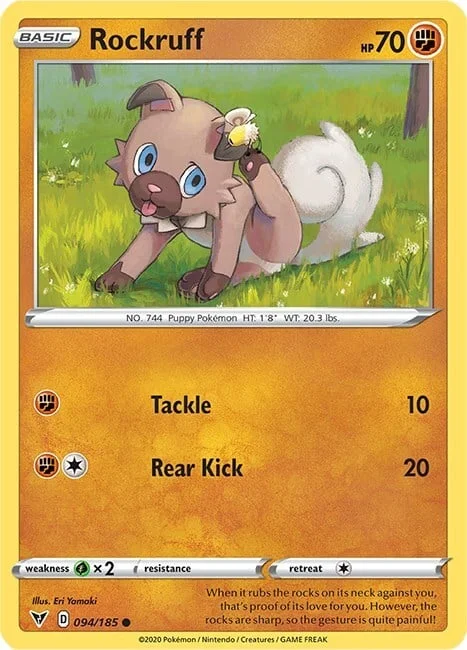 Rockruff — Vivid Voltage