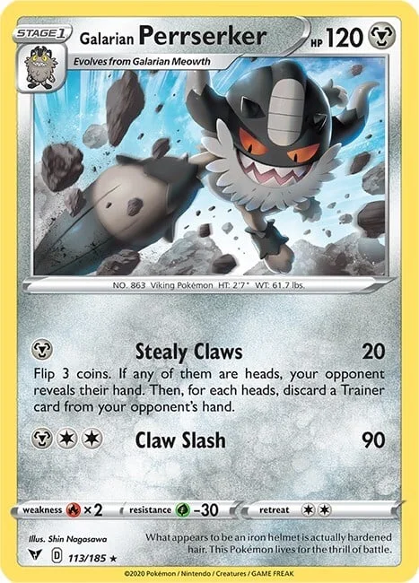 Galarian Perrserker — Vivid Voltage