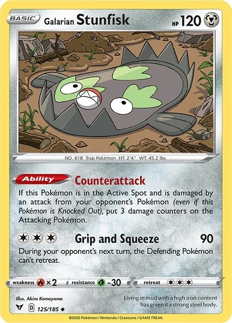 Galarian Stunfisk — Vivid Voltage