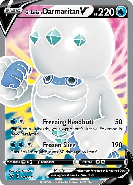 Galarian Darmanitan V — Vivid Voltage