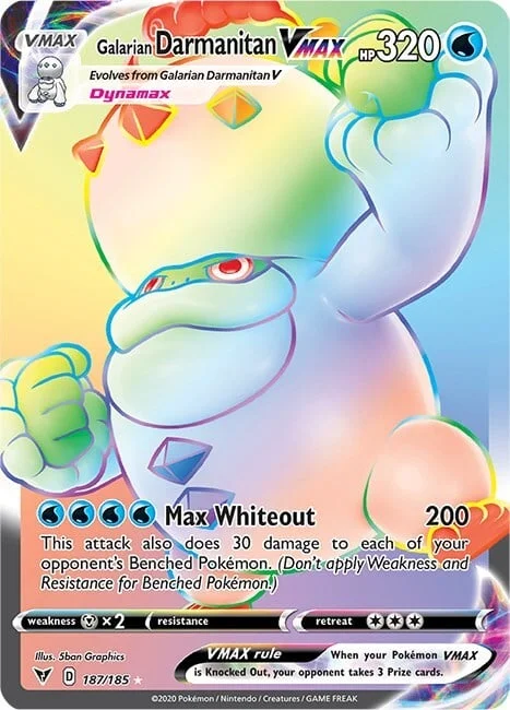 Galarian Darmanitan VMAX — Vivid Voltage