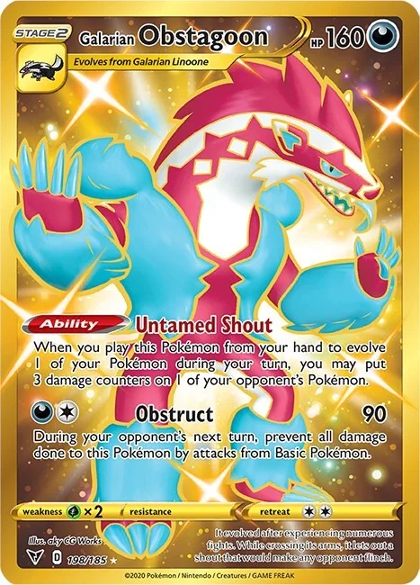 Galarian Obstagoon — Vivid Voltage