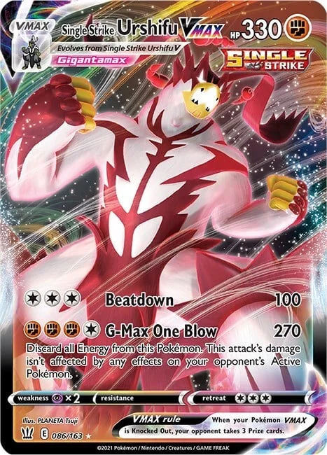 Single Strike Urshifu VMAX — Battle Styles