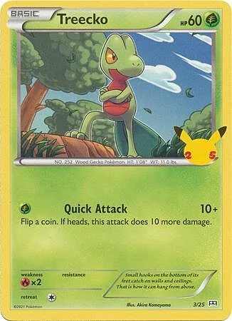 Treecko — McDonald's Collection 25th Anniversary
