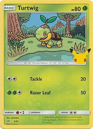 Turtwig — McDonald's Collection 25th Anniversary