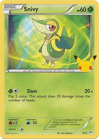 Snivy — McDonald's Collection 25th Anniversary