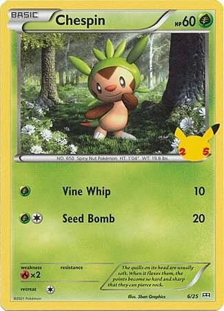 Chespin — McDonald's Collection 25th Anniversary