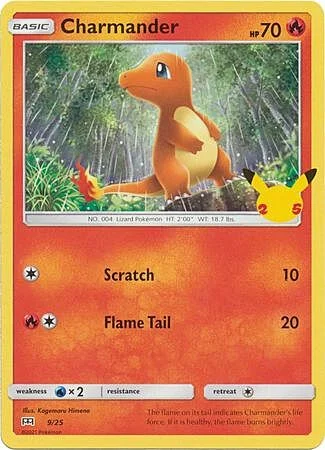 Charmander — McDonald's Collection 25th Anniversary