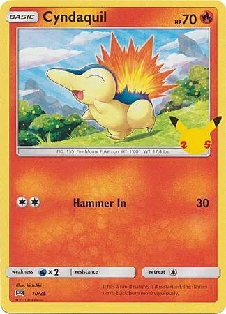 Cyndaquil — McDonald's Collection 25th Anniversary