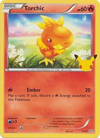 Torchic — McDonald's Collection 25th Anniversary